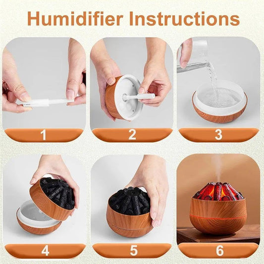 Humidificador Volcán Premium: Tu Refugio de Paz en un Mundo de Caos 🌋✨