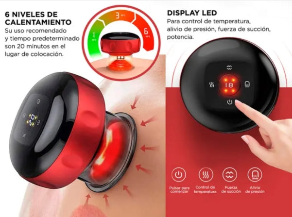 Pack Alivio y Renovación Corporal: Ventosa eléctrica + Aceite corporal