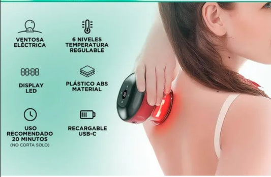 Pack Alivio y Renovación Corporal: Ventosa eléctrica + Aceite corporal