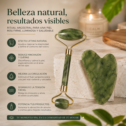 Jadéa™ - Piedra Gua Sha de Jade
